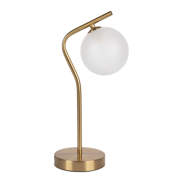 LAMPE ARDECOR DORE+BLANC 20X15XH37CM-G9