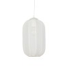 SUSPENSION ORGANIC BLANC D20XH34CM-E27