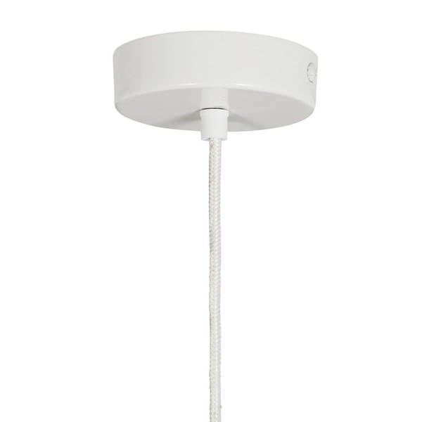 SUSPENSION ORGANIC BLANC D20XH34CM-E27