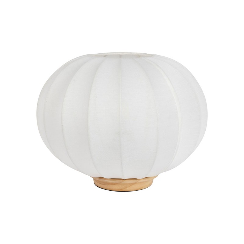 LAMPE AURORE ECRU D31.5XH24.5CM COTON MODAL+SAPIN