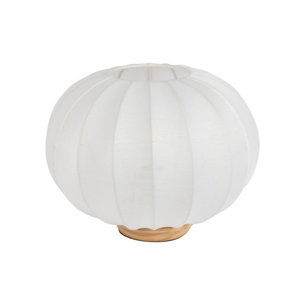 LAMPE AURORE ECRU D31.5XH24.5CM COTON MODAL+SAPIN