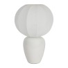 LAMPE KLOSEN BLANC D22XH33CM PORCELAINE+POLYESTER