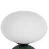 LAMPE KLOSEN VERT D20XH28CM PORCELAINE+VERRE