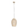 SUSPENSION BOHEME NATUREL D24XH36CM ROTIN+FER