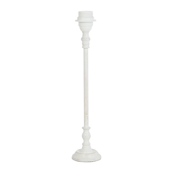 PIED LAMPE GUSTAVE BLANC D8 X H38CM