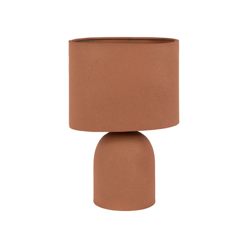 LAMPE TERREA TERRACOTTA 23X15XH34.5CM FER