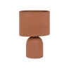 LAMPE TERREA TERRACOTTA 23X15XH34.5CM FER