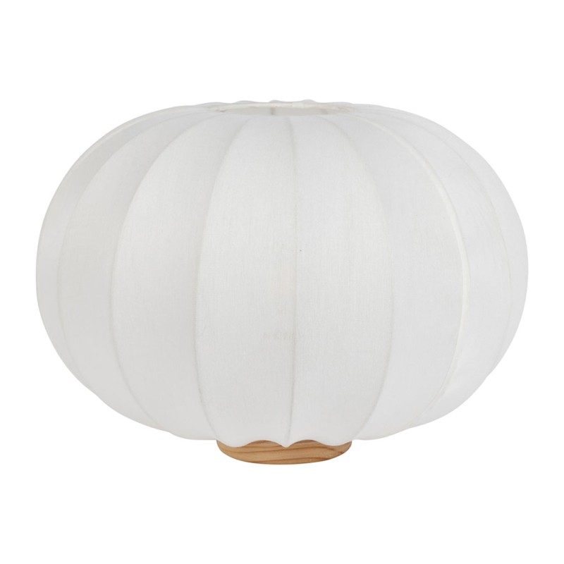 LAMPE AURORE ECRU D40XH28.5CM COTON MODAL+SAPIN