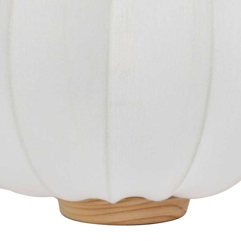 LAMPE AURORE ECRU D40XH28.5CM COTON MODAL+SAPIN