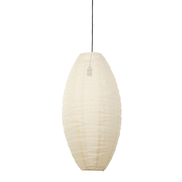 SUSPENSION RAMILLE ECRU D40X79CM JUTE+FER