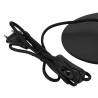 LAMPE ARDECOR NOIR+DORE D23XH42CM-E14-CABLE 1M FER