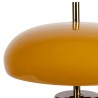 LAMPE ARTY BRUN+MOUTARDE D9.5-30XH40CM FER