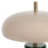 LAMPE ARTY EMERAUDE+ECRU D9.5-30XH40CM FER