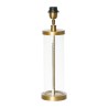 PIED DE LAMPE SELECT D12.5XH44 ALUMINIUM+VERRE