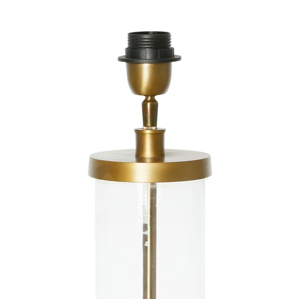 PIED DE LAMPE SELECT D12.5XH44 ALUMINIUM+VERRE