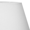 ABAT-JOUR OVALE BLANC 50 X 33 X H24CM