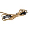 LAMPE TERREA MORDORE 30X18.5XH41CM-CABLE 1.7M FER