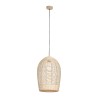 SUSPENSION BOHEME NATUREL D34XH50CM ROTIN+FER