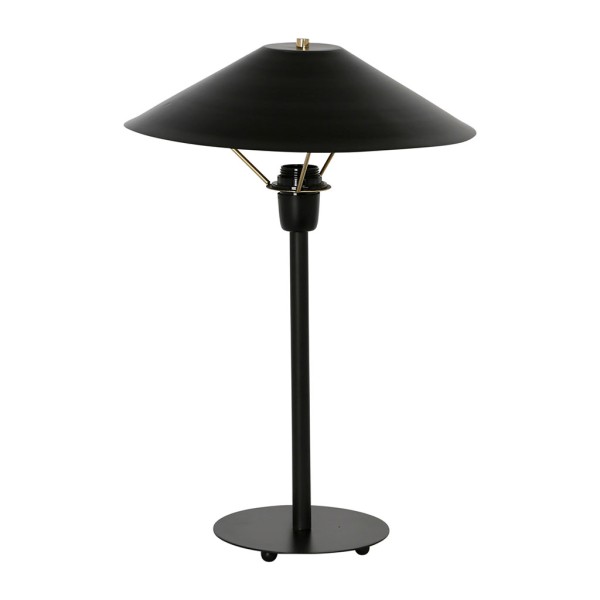 Lampe en fer noir et doré h51cm - champart