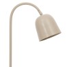 LAMPE COURBA BEIGE+TAUPE 32X16XH46CM FER+MARBRE