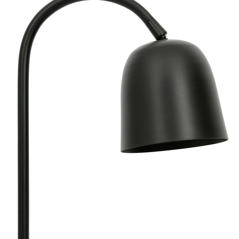 LAMPE COURBA NOIR+BLANC 32X16XH46CM FER+MARBRE