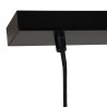 SUSPENSION 3 LAMPES ARDECOR NOIR MAT 60X15X60CM