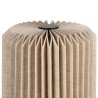 LAMPE FONTELO NATUREL D21XH41CM MANGUIER+LIN