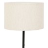 LAMPE ORGANIC NOIR D10-20XH40CM-E27 MARBRE+FER