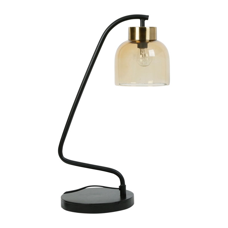 LAMPE COURBA NOIR 22 X 19.5 X H49.5CM