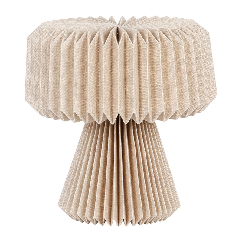 LAMPE FONTELO BEIGE D33XH33CM PAPIER+COTON