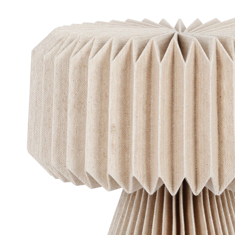 LAMPE FONTELO BEIGE D33XH33CM PAPIER+COTON