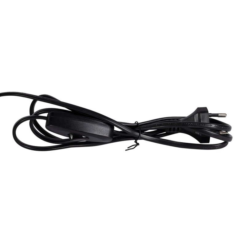 LAMPE FUNKY NOIR D30XH44CM-CABLE 1.7M FER