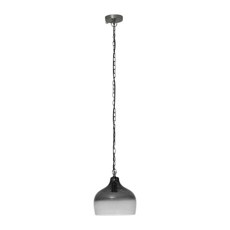 SUSPENSION DALINE D26.5XH29CM VERRE+FER