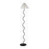 LAMPADAIRE FUNKY NOIR+BLANC D36XH162CM-E27