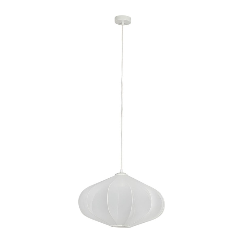 SUSPENSION ORGANIC BLANC D52XH34CM POLYESTER+FER