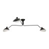 SUSPENSION 3 LAMPES ARDECOR NOIR 155X140X26CM-E27