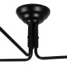 SUSPENSION 3 LAMPES ARDECOR NOIR 155X140X26CM-E27