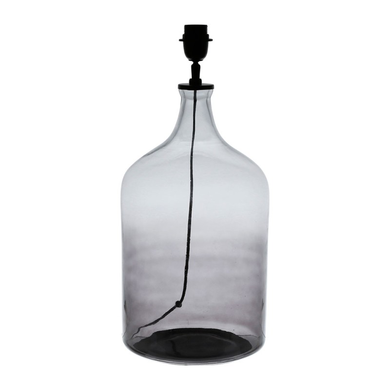 PIED DE LAMPE DALINE D25XH57CM VERRE+FER