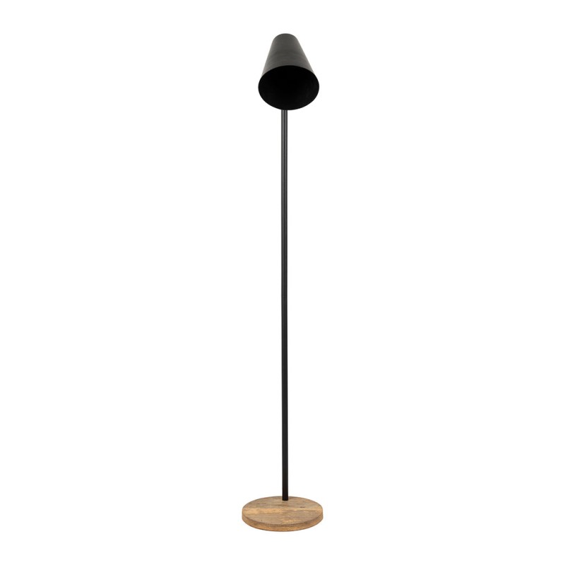 LAMPADAIRE MINIMAL NOIR+NATUREL D24.5XH143CM