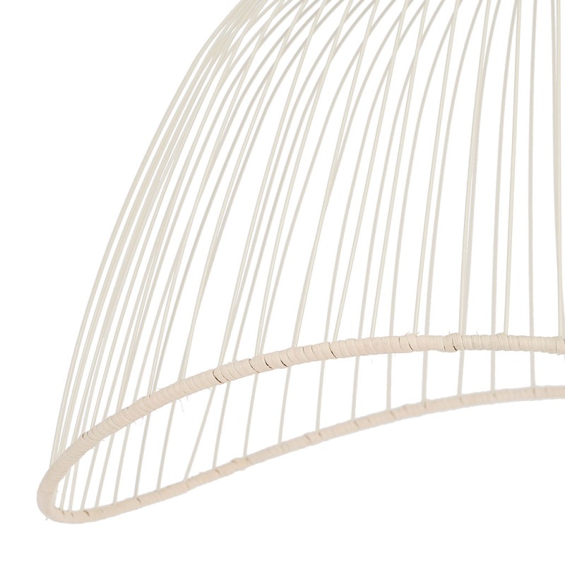 SUSPENSION FILEN NAT+BLANC 60X56X38CM FER+ROTIN