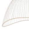 SUSPENSION FILEN NAT+BLANC 60X56X38CM FER+ROTIN