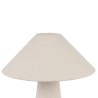 LAMPE CALYPSA BLANC CASSE D38XH46CM COTON+POLYESTER