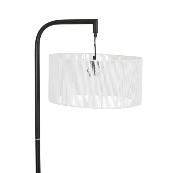 LAMPADAIRE KORDA NOIR+BLANC 43X35XH141.5CM