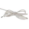 LAMPE QUINTAO BLANC+NATUREL D28XH57 FER+PAPIER