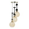 SUSPENSION 3 LAMPES COURBA D32 X H100CM