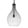 SUSPENSION ISSERO D30XH50CM VERRE+FER