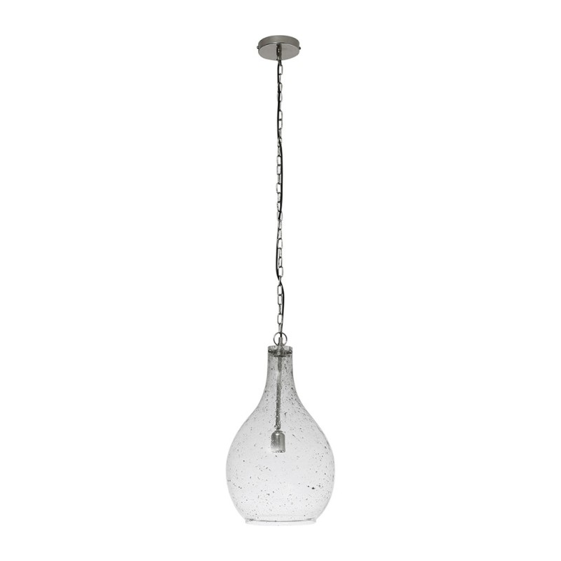 SUSPENSION ISSERO D30XH50CM VERRE+FER