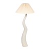 LAMPADAIRE AURORE BLANC+ECRU D15-53XH125 CERAMIQUE