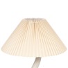 LAMPADAIRE AURORE BLANC+ECRU D15-53XH125 CERAMIQUE