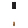 LAMPADAIRE ORGANIC NOIR D13-20XH156CM MANGUIER